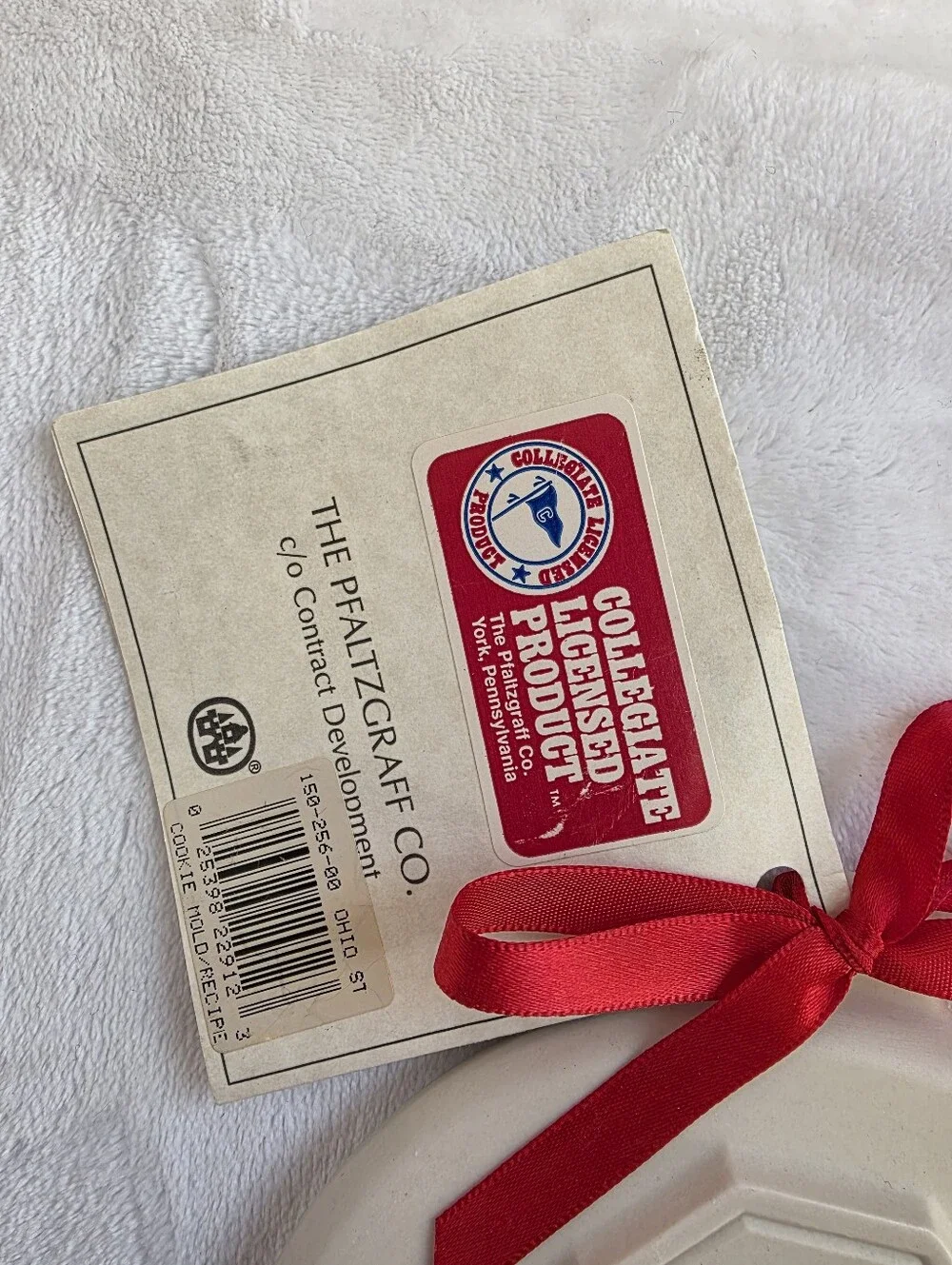 Ohio State Collegiate Cookie Mold by Pfaltzgraff